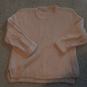 Madewell pink sweater - L